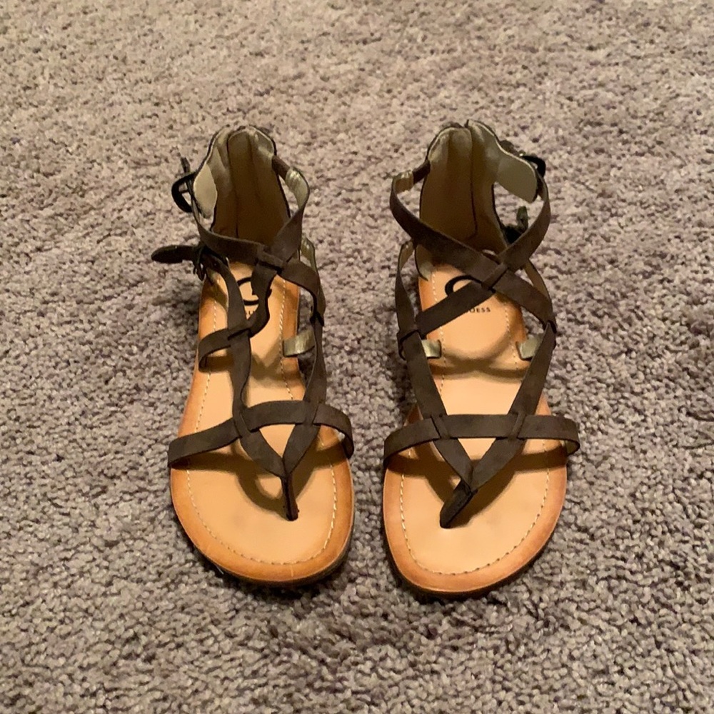 Guess sandals, size 6